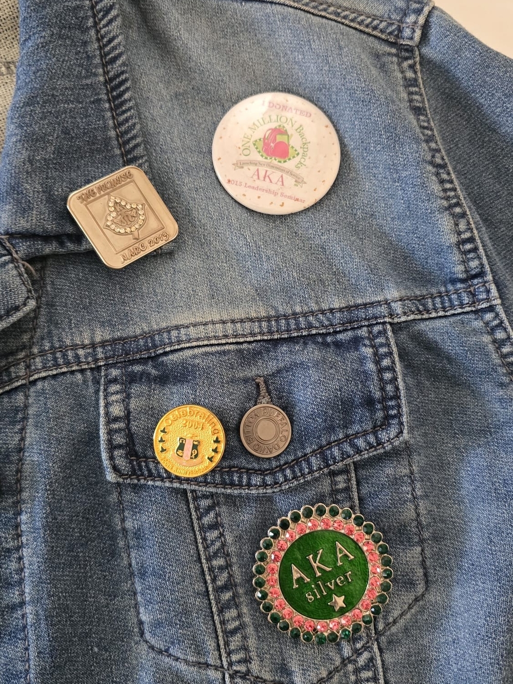 Buffalo David Bitton Denim Jacket Tag in Black and Blue